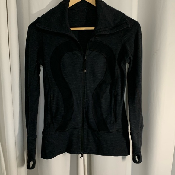 Lululemon Charcoal & Black Jacket - Picture 2 of 3